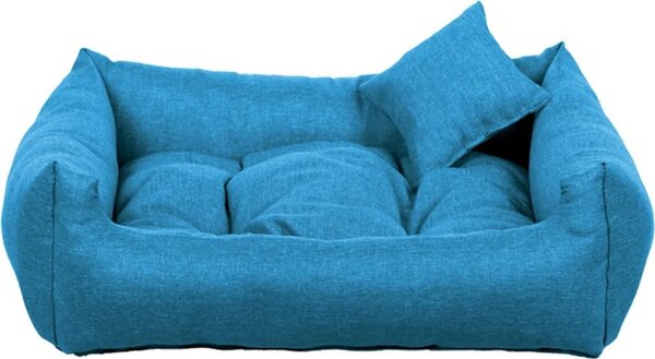 Letto rettangolare per cani SAWANA, blu - 130 cm x 110 cm