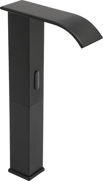 Miscelatore automatico a infrarossi - Rubinetto per lavabo - Da appoggio - Miscelatore monocomando - Caldo/freddo - Cartuccia in Vetroceramica - Corpo in metallo - Nero