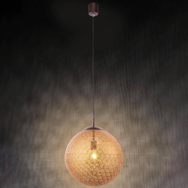 Paul Neuhaus Lampada a sospensione Greta, dimmerabile, Ottone / Oro, Soggiorno / Sala da pranzo, Metallo, Campagna / Rustiche, Lampada a sospensione