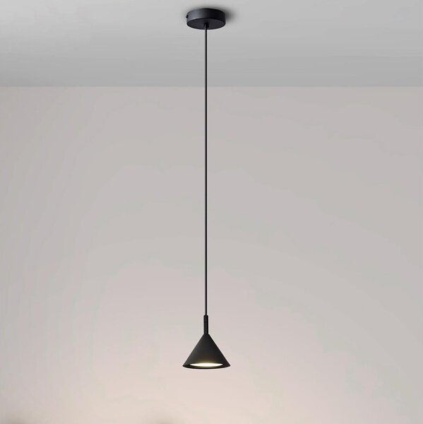 Lampadario a sospensione con filo ETNA 1xGX53/15W/230V nero