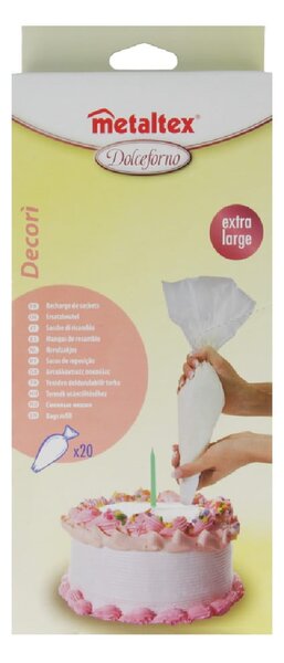 Sac à poche in plastica 20 pz – Metaltex