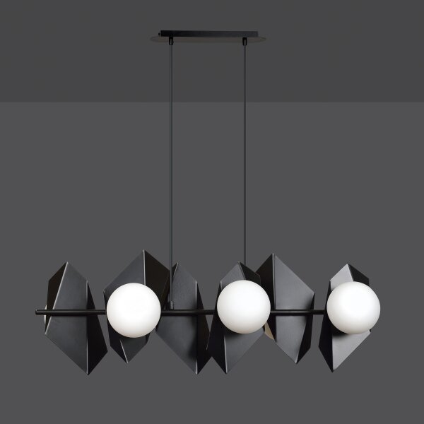 Lampadario a sospensione con filo DRIFTON 6xE14/10W/230V nero