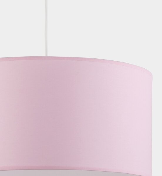 Lampadario a sospensione con filo RONDO KIDS 1xE27/15W/230V rosa