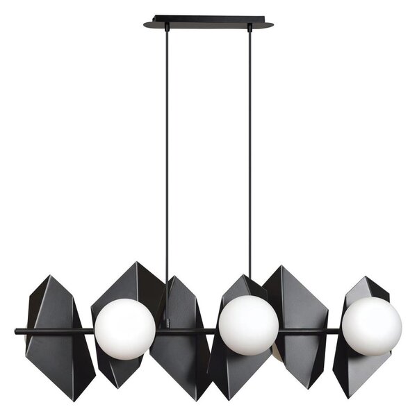 Lampadario a sospensione con filo DRIFTON 6xE14/10W/230V nero
