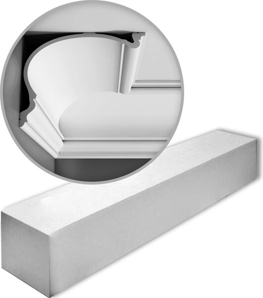 Cornici Orac Decor LUXXUS C344-box 1 cartone con 4 strisce decorative 8 m