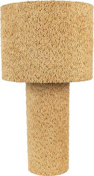 Clayre & Eef Lampada da tavolo Ø 23x44 cm Giallo Tessile