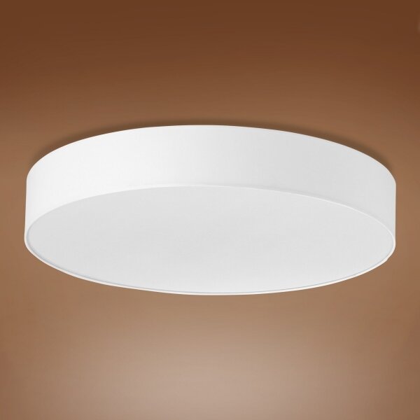 Plafoniera RONDO 6xE27/15W/230V d. 80 cm bianca