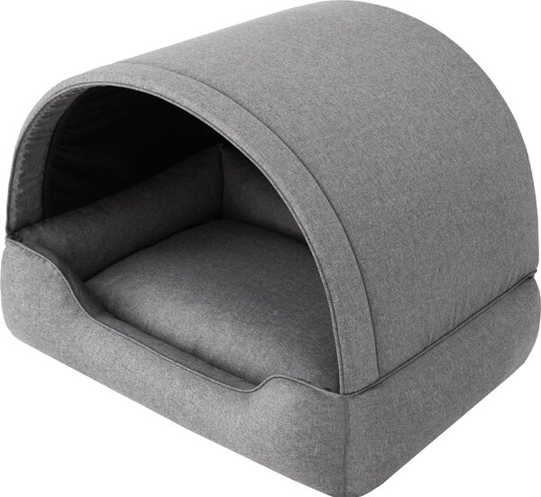 Lettino per cani, casetta per cani in tessuto, grotta per gatti, cuccia per cani, cesto per cani, sdraio per cani, posti letto, mobili per animali, divano per cani, grafite, XL: 82x58 cm
