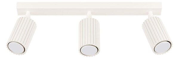 Sollux SL.1600 - Faretto KARBON 3xGU10/10W/230V color crema