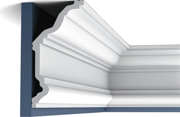 Orac Decor C332 Luxxus profilo decorativo a soffitto a parete modanatura decorativa a stucco profilo decorativo a cornice modanatura decorativa ad angolo | 2 metri