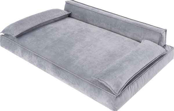 Letto per cani Divano per cani Cuscino per cani Cesto per cani Divano per cani Letto per animali Cesto per cani Divano per cani, facile da pulire, grigio, dimensioni L: 78x54 cm