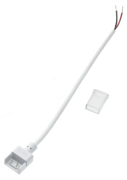 Connettore rapido iniziale slim striscia Led 12-24V 10mm monocolore 2 pin con cavo IP68 M LEDME
