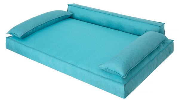 Letto per cani, materasso per animali, letto per gatti, cuscino per cani, cesto per cani, divano per cani, posto per cani, ortopedico, mobili, blu, 120x77 cm