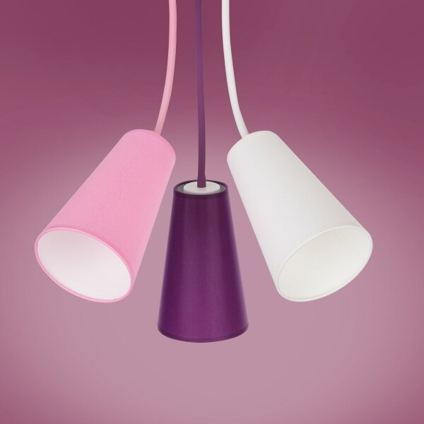 Lampadario per bambini WIRE KIDS 3xE27/15W/230V