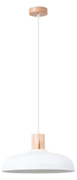Lampada a sospensione INDY bianco 1xE27 15W acciaio 120x38x38cm Sollux Lighting