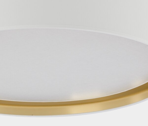 Plafoniera BILBAO 4xE27/15W/230V d. 60 cm bianca/oro