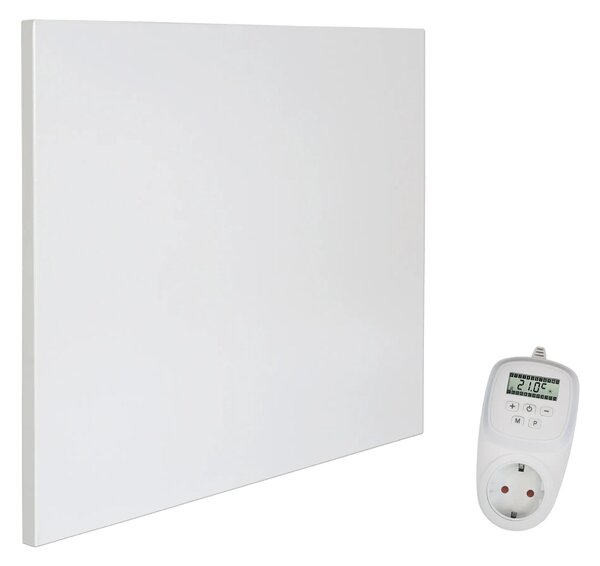 Umbrella H400 Riscaldamento a Infrarossi - Bianco, 400 Watt, senza Cornice + Termostato TH12