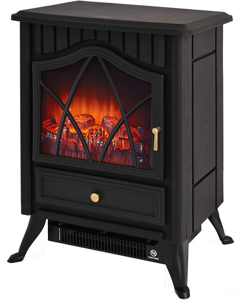 Termocamino elettrico con riscaldamento | Abordo effetto fiamma | Termocamino elettrico | Stufa