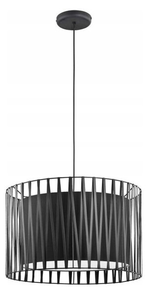 Lampadario a sospensione con filo HARMONY BLACK 3xE27/60W/230V