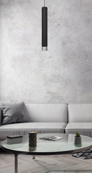 LED Lampadario a sospensione con filo TUBA 1xGU10/4,8W/230V