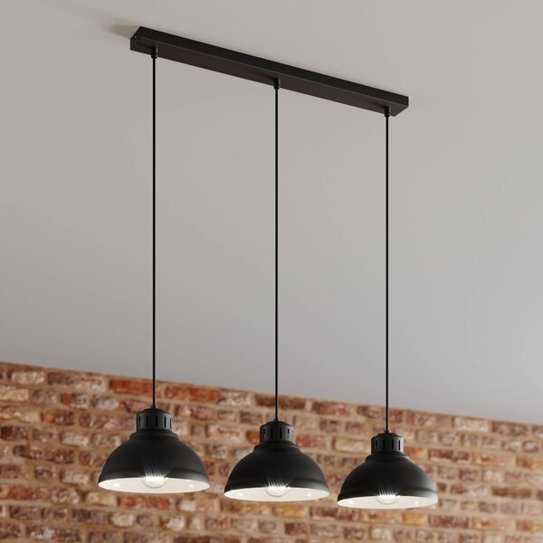 Lampada a sospensione Sven Luminex, dimmerabile, Nero, Soggiorno / Sala da pranzo, Metallo, Lampada a sospensione