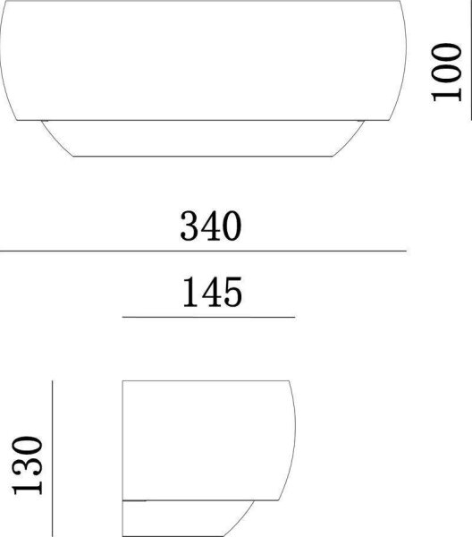 Deko-Light 341206 - Applique TWYNNDA 1xE14/40W/230V bianco