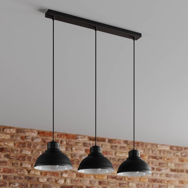 Lampada a sospensione Sven Luminex, dimmerabile, Nero, Soggiorno / Sala da pranzo, Metallo, Lampada a sospensione