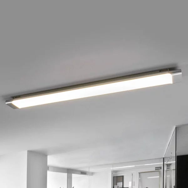 Plafoniera a LED Vinca Arcchio, Alluminio / Grigio / Zincato, Studio / Ufficio, Plastica, Moderno, Plafoniera LED