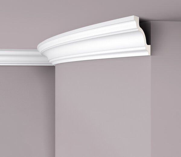 Cornice a soffitto NMC Z19 Flex ARSTYL Noel Marquet Rivestimento decorativo flessibile Rivestimento decorativo classico colore bianco 2 m