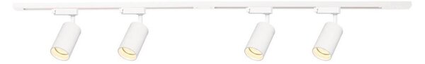 Faretto per sistema a binario PIPE 4xGU10/10W/230V bianco