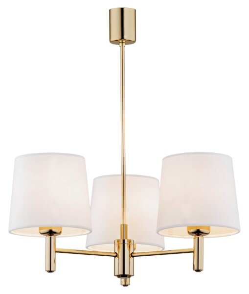 Argon 6110 - Lampadario a sospensione con supporto rigido PONTE 3xE27/15W/230V