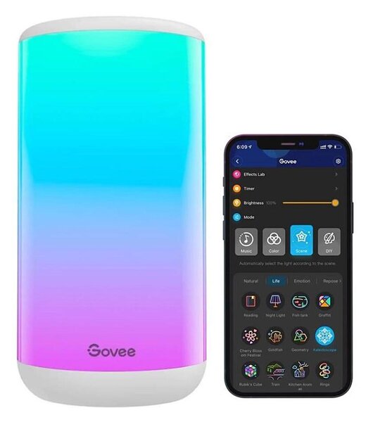 Govee - LED RGBIC Lampada da tavolo dimmerabile AURA 2 2200-6500K Wi-Fi Matter