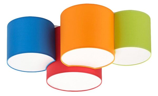 Plafoniera per bambini MONA KIDS 4xE27/15W/230V