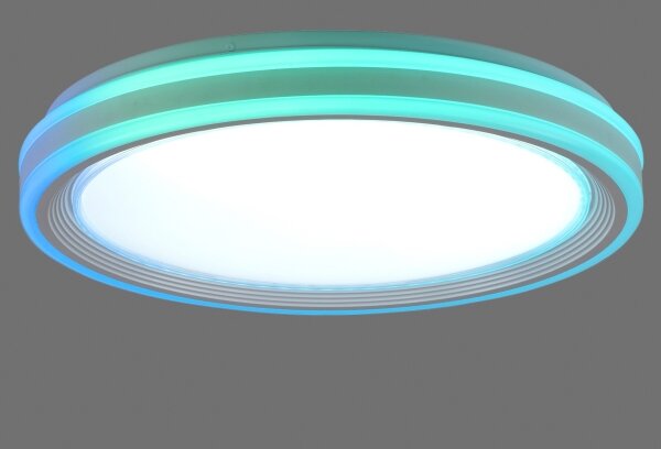 Leuchten Direkt 15154-16 - Plafoniera LED RGB dimmerabile EDGING LED/39W/230V