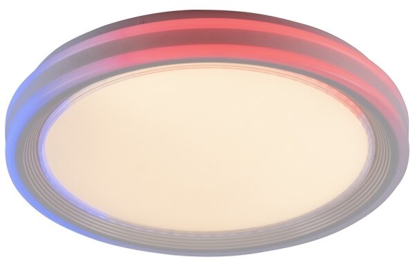 Leuchten Direkt 15154-16 - Plafoniera LED RGB dimmerabile EDGING LED/39W/230V