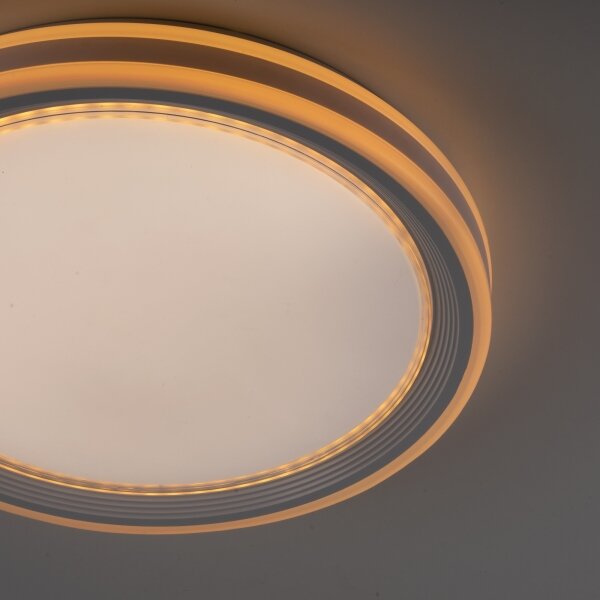 Leuchten Direkt 15154-16 - Plafoniera LED RGB dimmerabile EDGING LED/39W/230V