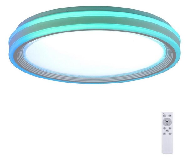 Leuchten Direkt 15154-16 - Plafoniera LED RGB dimmerabile EDGING LED/39W/230V