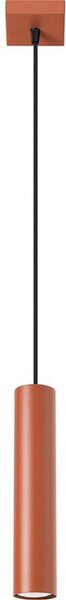 Sollux SL.1489 - Lampadario a sospensione con filo LAGOS 1xGU10/10W/230V rosso