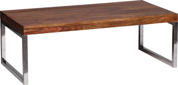 Wohnling Tavolino Sheesham massiccio 120 x 60 x 40 cm in legno massiccio; WL1.307