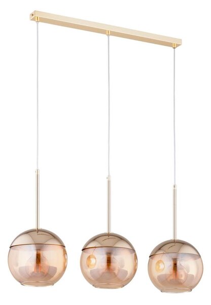 Lampadario su filo VOLDA 3xE27/60W/230V ottone