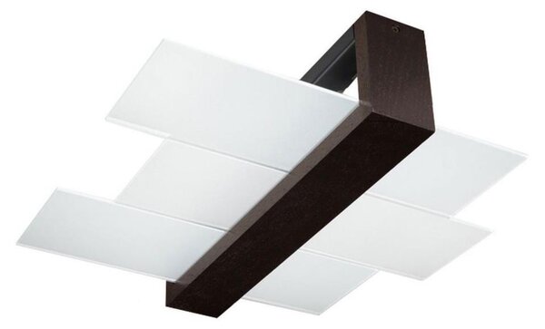Sollux SL.0074 - Plafoniera FENIKS 2 2xE27/60W/230V wenge