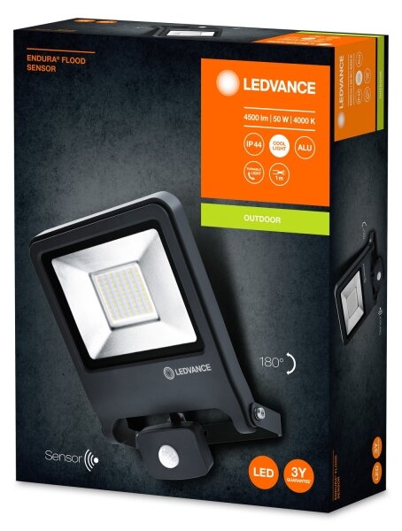Ledvance - Riflettore LED con sensore ENDURA LED/50W/230V IP44