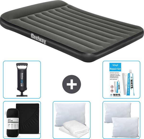 Materasso gonfiabile Bestway - 2 persone - 152 x 203 x 30 cm - Verde - accessori inclusi