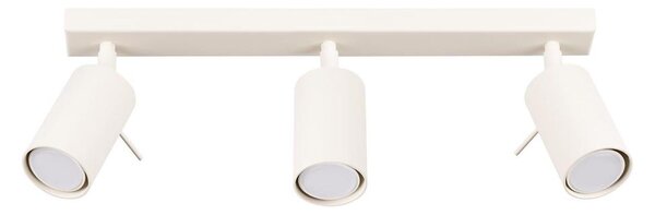 Sollux SL.1496 - Faretto RING 3xGU10/10W/230V color crema