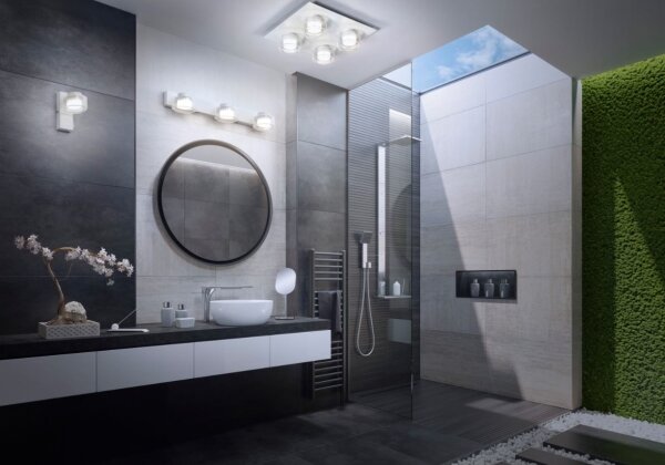 Ledvance -Applique a LED da bagno ORBIS FLAME 2xLED/5,5W/230V IP44 bianco