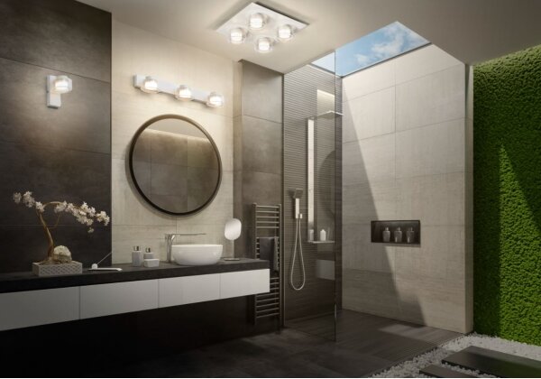 Ledvance -Applique a LED da bagno ORBIS FLAME 2xLED/5,5W/230V IP44 bianco