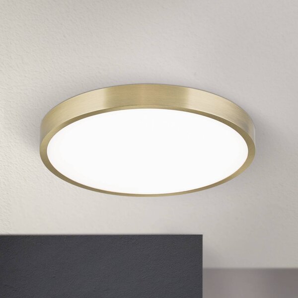 ORION Plafoniera a LED Bully, Ottone / Oro, Soggiorno / Sala da pranzo, Alluminio, Moderno, Plafoniera LED