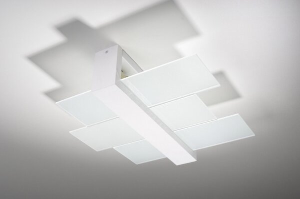 Sollux SL.0078 - Plafoniera FENIKS 2 2xE27/60W/230V bianco