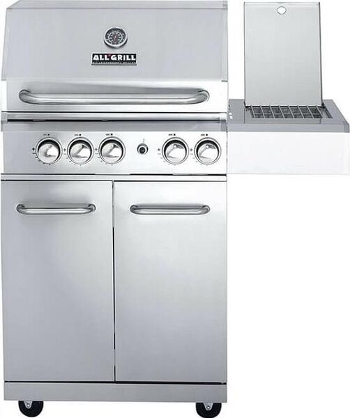 All'Grill ALL'GRILL ALLROUNDER M Modulo base modulare in acciaio inox 3 bruciatori 1 bruciatore laterale Bruciatore posteriore