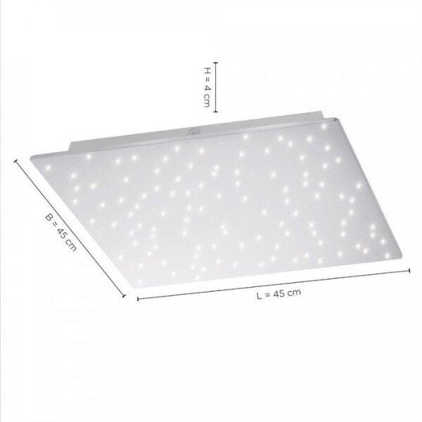 Leuchten Direkt 14671-55 - Plafoniera LED dimmerabile SPARKLE LED/18W/230V 2700-5000K + tc